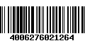 Código de Barras 4006276021264