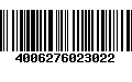 Código de Barras 4006276023022