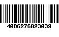 Código de Barras 4006276023039