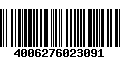 Código de Barras 4006276023091