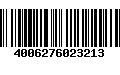 Código de Barras 4006276023213