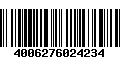 Código de Barras 4006276024234