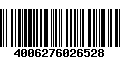 Código de Barras 4006276026528