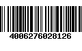 Código de Barras 4006276028126