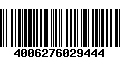 Código de Barras 4006276029444