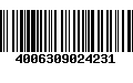 Código de Barras 4006309024231