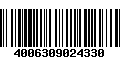 Código de Barras 4006309024330