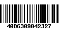 Código de Barras 4006309042327