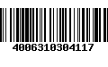 Código de Barras 4006310304117