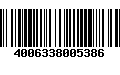 Código de Barras 4006338005386