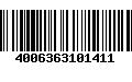 Código de Barras 4006363101411