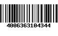 Código de Barras 4006363104344