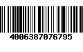 Código de Barras 4006387076795