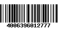 Código de Barras 4006396012777