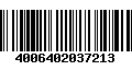 Código de Barras 4006402037213