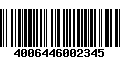 Código de Barras 4006446002345