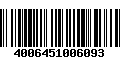 Código de Barras 4006451006093