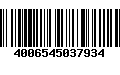 Código de Barras 4006545037934