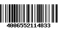 Código de Barras 4006552114833