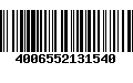 Código de Barras 4006552131540