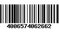 Código de Barras 4006574062662