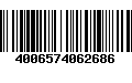 Código de Barras 4006574062686