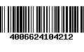 Código de Barras 4006624104212