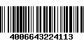 Código de Barras 4006643224113