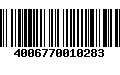 Código de Barras 4006770010283