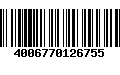 Código de Barras 4006770126755