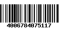 Código de Barras 4006784075117