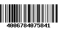 Código de Barras 4006784075841