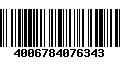 Código de Barras 4006784076343