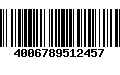 Código de Barras 4006789512457