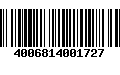 Código de Barras 4006814001727