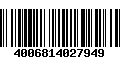 Código de Barras 4006814027949