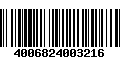 Código de Barras 4006824003216