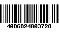 Código de Barras 4006824003728