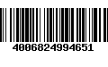 Código de Barras 4006824994651