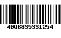 Código de Barras 4006835331254