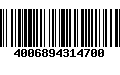 Código de Barras 4006894314700