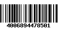 Código de Barras 4006894478501