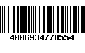 Código de Barras 4006934778554