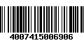 Código de Barras 4007415006906