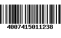 Código de Barras 4007415011238