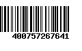 Código de Barras 400757267641