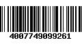 Código de Barras 4007749099261