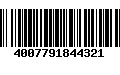 Código de Barras 4007791844321