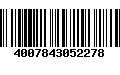 Código de Barras 4007843052278