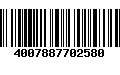 Código de Barras 4007887702580